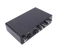 Bewinner USB C Interface, 24 Bit 192kHz Recording with Transparent Preamplifier and Hi Z Input, for Musicians Streaming Podcasting PC Mac DAW Software (Black)