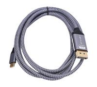 Bewinner USB C to DisplayPort Cable 8K 60Hz, Woven USB Type C to DisplayPort 1.4 Cord Plug and Play for Pro Air, Pro, XPS 13 15 17, Laptop, Thunderbolt 3 4 Compatib