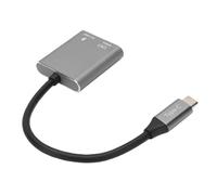 Bewinner USB C Video Switch Adapter 5Gbps Data Transfer, 8K 60Hz DisplayPort Alt Mode, 100W PD Charging, Dual USB C Ports for AR Glasses, Laptops, Tablets, Game Consoles