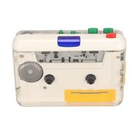 Bewinner USB Cassette to MP3 Converter, Plug and Play Rechargeable Portable Cassette Player with Audacity Software - Convert Tape to MP3 for Headphone, Speakers, PC, Laptop - Battery or