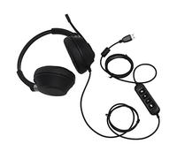 Bewinner USB Gaming Headset with Microphone for PC, Noise Cancelling Computer Headphones with Mute & Volume Control, Binaural Wired Headset for Call Center, Laptop, Telephone Counselling