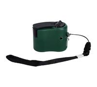 Bewinner USB Hand Crank Charger 5.5V 600mA, Mini Portable Emergency Power Bank with LED Light for Outdoor Hiking Camping Emergency Use - Green (Green)