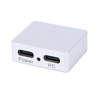Bewinner USB Power Signal Splitter Aluminum Alloy | USB Type C Female X3, Stable Power Supply & Data Separation for RasPi, Industrial Control, Smartphones