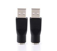 Bewinner USB to PS/2 Adapter, USB 2.0 A Male to PS/2 Female Converter Computer Laptop Mouse Mechanical Keyboard Mice, USB to PS/2 Connector