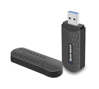 Bewinner USB WiFi Adapter 6 AX1800Mbps Dual Band 2.4G 5G WiFi Dongle USB 3.0 High Gain Antenna MU-MIMO Plug and Play for 10 11 Travel