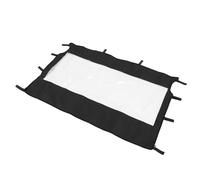 Bewinner UTV Soft Rear Windshield, Clear PVC Back Window, Reduce Dust