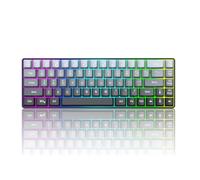 Bewinner V200 60% Wired Mechanical Gaming Keyboard, Compact 68 Keys Office Keyboard with 3 Mode Connectivity, RGB Backlight, Hot Swappable Keypad for PC Laptop