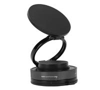 Bewinner Vacuum Magnetic Car Phone Holder, Magnetic Phone Mount 3 Axle Design 360 Degree Rotation with Adjustable Metal Ring for Smartphones