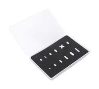 Bewinner Versatile PTFE Magnetic Stirrer Mixer Stick Bar 12 Pcs Set Laboratory Experiment Analysis Room