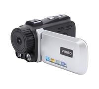 Bewinner Video Camera Camcorder Digital Camera Recorder, 1080P 24MP Digital Video Camcorder, 3.0 Inch 270 Rotating Screen 18X Zoom Compass Electronic Image Stabilization Loop (Silver Gray)