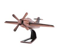 Bewinner Vintage Propeller Airplane Model, Alloy Fighter Aircraft Plane