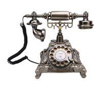 Bewinner Vintage Retro Audio Guest Book Phone, 32G Custom Voice Message Recorder for Wedding Anniversary Birthday Retirement Party, Nostalgic Keepsake Gift (Antique Brass Color)