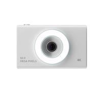 Bewinner Vintage Y2k Retro CCD Camera, 48MP 4K HD Video/Photo, 8X Zoom, Compact Travel Point and Shoot for Teens, Beginners, Rechargeable +16GB SD Card, Great for Vacation/Birthday Gifts (White)