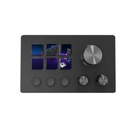 Bewinner Visual Stream Controller with 6 Customizable LCD Keys, 3 Knobs & 3 Scene Buttons, Macro Keypad for Content Creators, Desktop Media Control, Type-C (Black)
