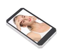 Bewinner Vlog Selfie Monitor Screen, Real Time Wireless Screen Mirroring, 3.97inch 1480 MAh Portable Rear Camera Wireless Magnetic Selfie for IOS for Android with Remote Control (White)