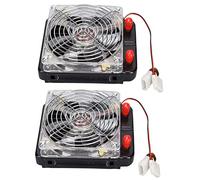 Bewinner Water Cooling Kit, Cooling Fan Kit Superior Performance DIY Complete Tools S600 Water Pump 10 Tubes Heat Dissipation CPU Cooler Kit 140mm Cylindrical Water Tank Components for PC