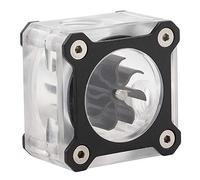 Bewinner Water-Cooling Meter, G1/4 Thread PMMA Liquid Cooler Indicator for PC Computer Water Cooling System (Black)