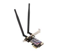 Bewinner WiFi 6 AX1800 PCIe Wireless Network Adapter, 5.2 PCI Express WiFi Card 1800Mbps Dual Band 2.4GHz / 5GHz with 2 X 6dBi High Gain Antennas for Desktop PC