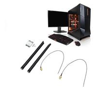 Bewinner WiFi 6E Wireless Card 1800Mbps Bluetooth 5.2 PC Network Adapter with 2x2 8DB Antenna for 10 11 Laptops M.2 2230 A/E Slot