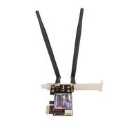 Bewinner WiFi6 AX1800 PCIe Wifi Adapter, Bluetooth 5.2, WPA3 802.11AX Dual Band, 6Dbi High Gain Antenna, Ax1800mbps Wifi Speed, Low Latency Wireless Network Adapter for 11 10
