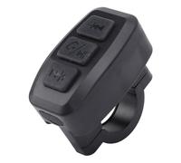 Bewinner Wireless Bike Handlebar Phone Controller, IPX6 Water, 100H Battery Life,18 Month Standby, Rechargeable BT Remote for Cycling (BLACK)