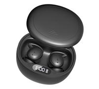 Bewinner Wireless Earbuds, in Ear Stereo Headphones with LED Power Display Charging Case, Noise Canceling Headset for Workout/Running (Black)