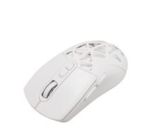 Bewinner Wireless Gaming Mouse, Dual Mode 2.4G Bluetooth 5.1 PC Gaming Mice, 4800DPI Adjustable Optical Mouse, RGB Backlit Ergonomic Computer Mouse for PC Laptop (White)