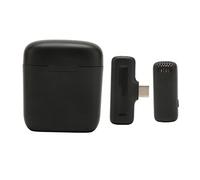 Bewinner Wireless Lavalier Microphone, Clamp/Holder-On Mic with Charging Case, 2.4G HiFi Mini Microphone for Video Recording, Podcast, Phone, Camera