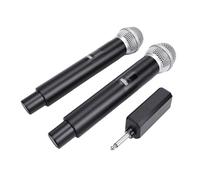 Bewinner Wireless Microphones, 2.4G Dual Mic for Karaoke, Streaming | Cordless Handheld Design, Rechargeable 30 Meter Range, Type C Port, Dynamic Capsule, Recording, Duets, Broadcast
