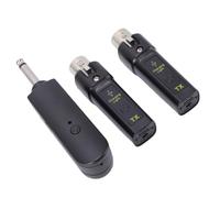 Bewinner Wireless XLR Transmitter and Receiver, 2.4G Wireless Microphone System, Aluminum Alloy XLR Mic Adapter 3 Ms Low Latency 30 to 50M Range for Stage Speech Karaoke Recording