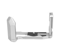 Bewinner X-T5 Hand Grip L Plate Holder with Storage Case for Camera Filming Tripod Handle - Aluminum Alloy Fit for Micro SLR Camera, Suitable for Travel (Silver)