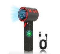 Bewinner X64 Large Jet Dry Blower 1400G Thrust - 8000mAh Powerful Turbo Fan with 11 Blades and 64mm Channel, Universal Air Blower for Car Dryer, Snow Removal