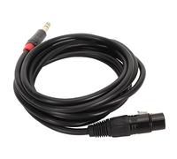 Bewinner XLR Female to 1/4 Inch 6.35mm Cable, 9.8ft Microphone Cable 20 AWG OFC Balanced TRS Jack, with Gold Plated Connectors for Studio Recording Live Sound Mixer Amplifier