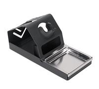 Bewinner Zinc Alloy Soldering Iron Stand, Anti-Static Multifunction Holder with T12 Tip Holder & Cleaning Sponge, Stable Weighted Base for Electronics Workbench