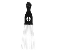 Bewish Metal Afro Hair Pick Comb African American Brush Hairstyle Tool (9" Length)