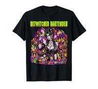 Bewitched Bartender Bartending Zombie Ghoul Vampire Womens T-Shirt