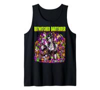 Bewitched Bartender Bartending Zombie Ghoul Vampire Womens Tank Top