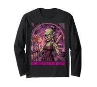 Bewitched Bread Baker Baking Bakery Spooky Scary Womens Long Sleeve T-Shirt
