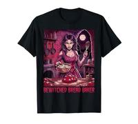Bewitched Bread Baker Baking Bakery Spooky Vampire Women T-Shirt