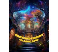 Bewitched Library Coloring Book for Adults and Teens (Grayscale): 40 Enchanting Coloring Pages featuring captivating and mesmerizing Libraries for ... Relief (Vol. 1) (Fantasy Coloring Books)