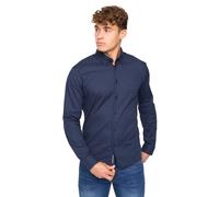 Bewley & Ritch Edgeworth Slim Fit Shirt Men's Trainers Colour : Navy