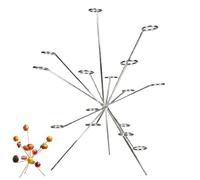 Bewnvne Exploding Design Fruit Bowl, Fireworks on The Dinner Table, Art Floating Fruit Display, 360° Ventilation Keeps Fresh, Handcrafted Metallic Sculpture for Kitchen Dining Table Centerpiece Decor