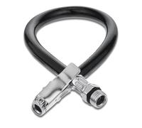 Bewudy 14'' Tire Inflator Extension Hose, Tyre Pump Clip-On Air Chuck Adapter for Quick-Inflation Lock, High-Pressure Tube Quick Connect for Car, Motorcycle, Bicycle Maintenance Accessories