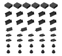 Bewudy 40 PCS 5 Types USB Anti Dust Cover Plugs, USB Type-C Dust Stopper, USB Dust Port Cover Plugs, Silicone USB Port Protector for USB A Female & Male Port HDMI Headphone Ports USB Type-C
