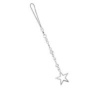 Bewudy Star Phone Charm, Y2K Phone Charm Lanyard for Women Girls, Cute Shiny Phone Accessories for Keychain Bag Purse Backpack Wallet Pendants Decor (Color A)