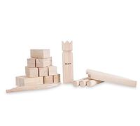 Bex Original Kubb Garden Games - 22 Pieces with Carry Bag | Throwing Games for Families, Kids & Adults | Outdoor, Summer Parties or Beach Games | Traditional Regulation Size Viking Chess | Rubber Wood