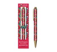 Bex Parkin: Red Poppies Boxed Decorative Ballpoint Pen