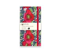 Bex Parkin: Red Poppies Flame Tree Sticky Notes Folder