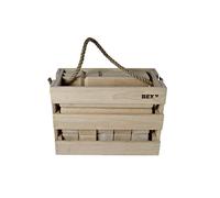 Bex Wooden Box for KUBB Original Rubber Wood - Multi-Colour