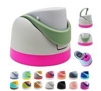 Bexbchh Replacement Cap for Owala Freesip, One Button Water Bottle Top Lid, Compatible with Owala Cup 16oz, 24oz, 32oz, 40oz, BPA-Free, Dishwasher Safe, Pink+Green